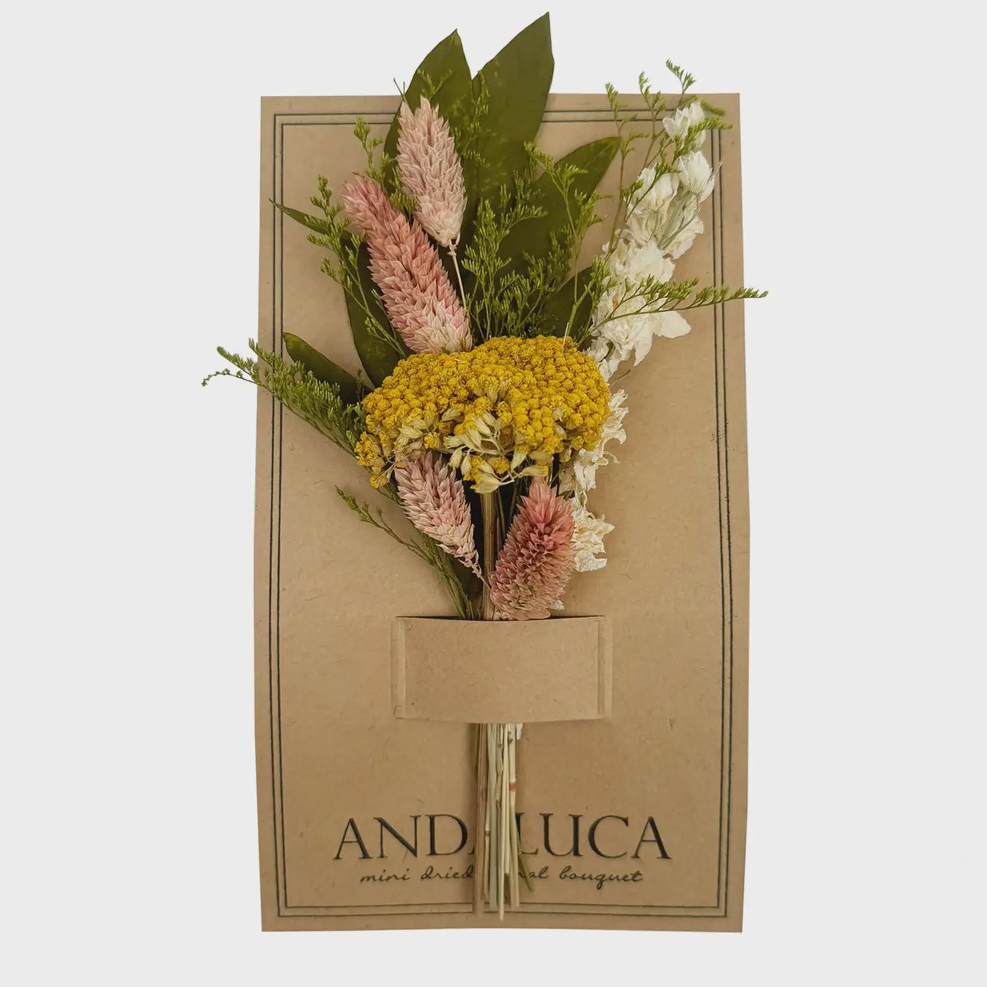 Yarrow &amp; Larkspur Mini Bouquet