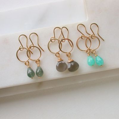 Petite Gemstone Earring