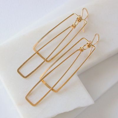 Rectangle Mirage Earring