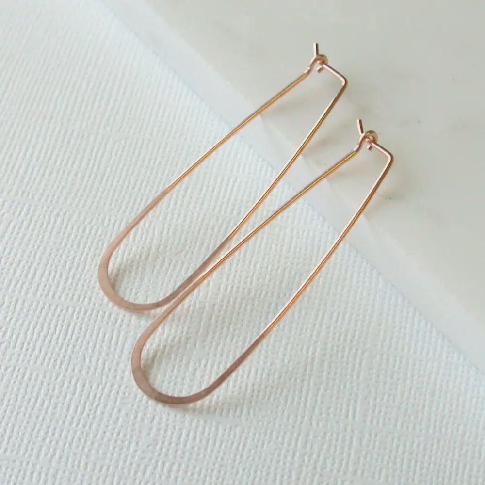Slender Teardrop Earring