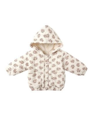 Hooded Woven Jacket - Daylily