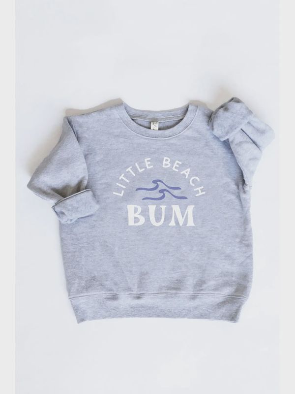 Little Beach Bum Kid&#39;s Sweatshirt