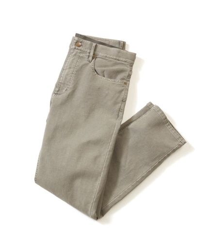 Flex Terry Slim Straight Pant, Color: Olive, Size: 30-32