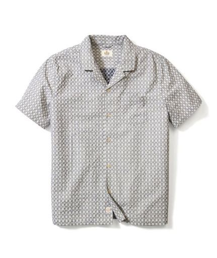 Landon Checkered Resort Shirt, Size: Marge