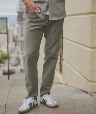 Flex Terry Slim Straight Pant