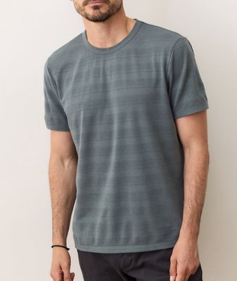 Signature Jacquard Crew  Tee