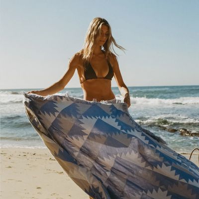 Daydream Driftweave Beach Blanket - Lagoon