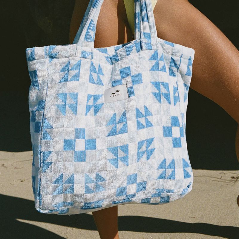 The Dream Terry Tote Bag - Lagoon