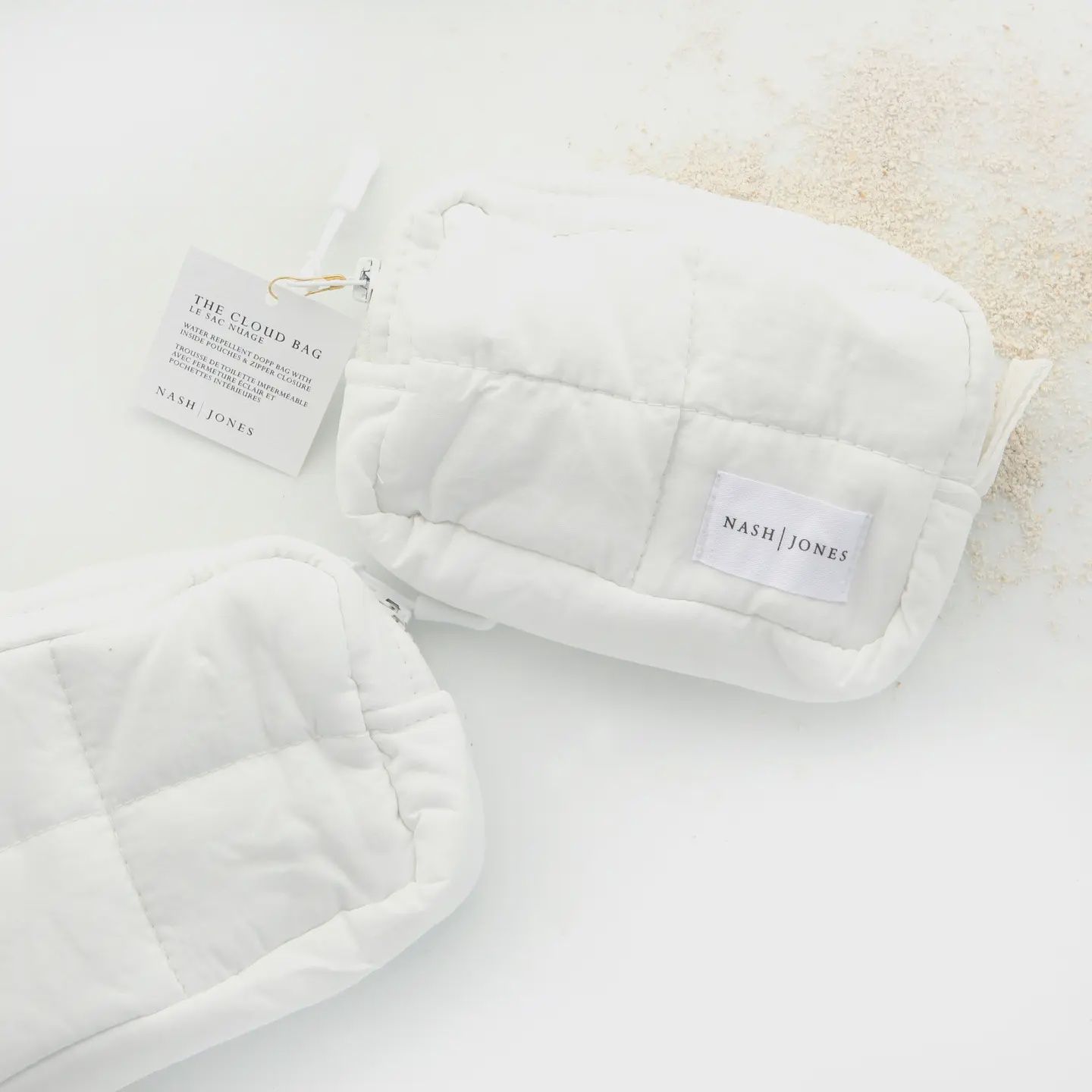 The Cloud Bag: 100% Cotton Cosmetic Bag