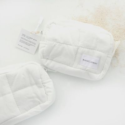 The Cloud Bag: 100% Cotton Cosmetic Bag