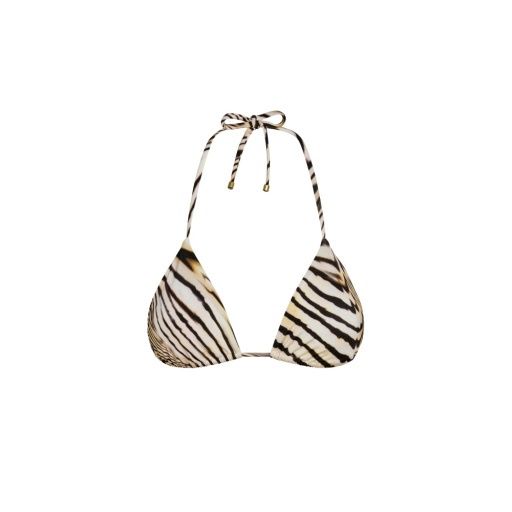 Gia Triangle Top - Shell Stripe Eco Shimmer, Size: XS