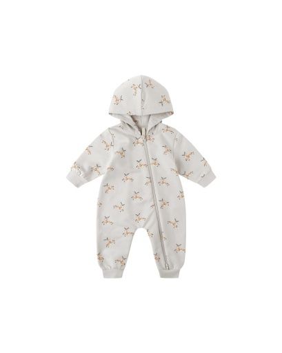 Hooded Jumpsuit || Reindeer, Size: 0-3M
