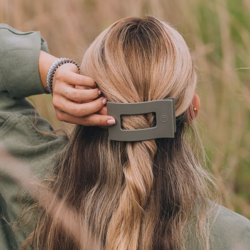Flat Rectangle Hair Clip