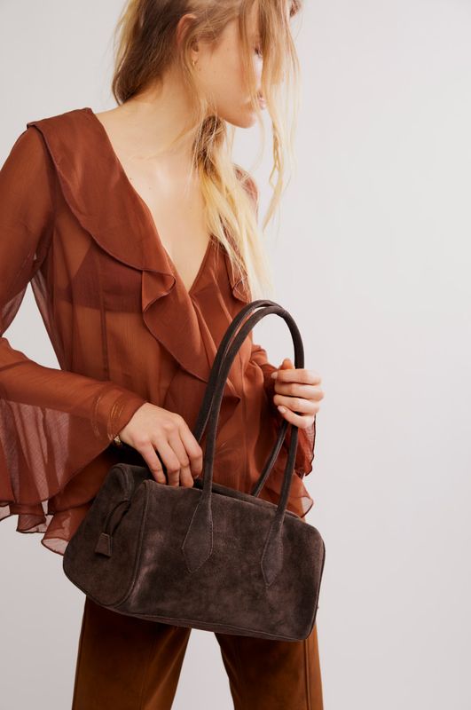Sierra Suede Shoulder Bag