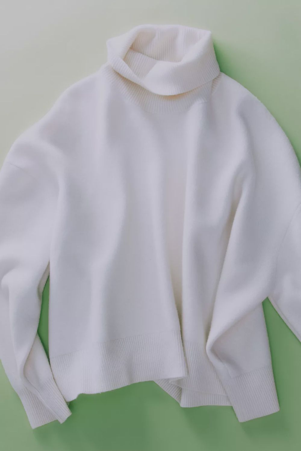 Sigma Turtleneck Sweater, Color: Coconut Milk, Size: XS