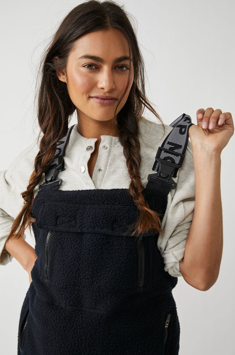 Hit The Slopes Salopette, Color: Black, Size: XS