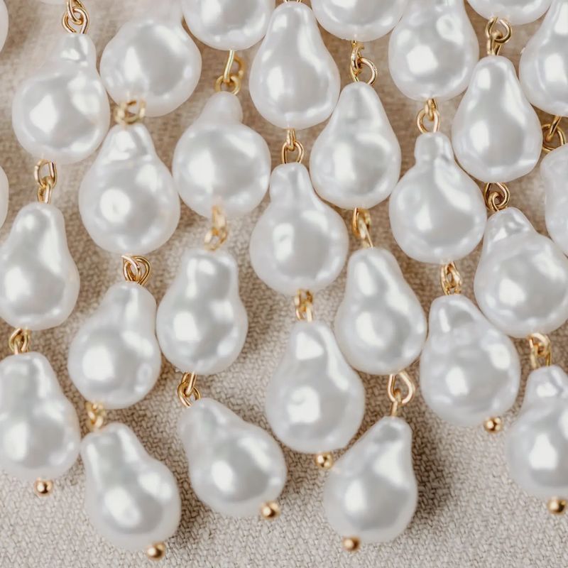 Natural Pearl Drop Earrings