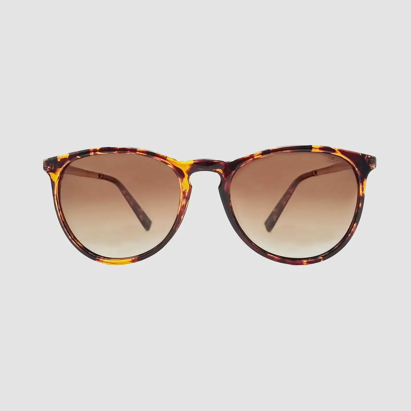 Hale Classic Tortoise Polarized Round Fashion Sunglasses