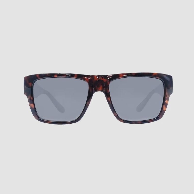 Mack Espresso Tortoise Polarized Square Designer Sunglasses