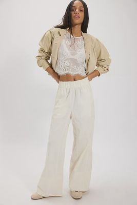 Day's End Linen Pull-On Pants