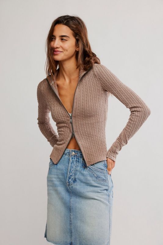 We The Free Brunch Girl Zip-Up