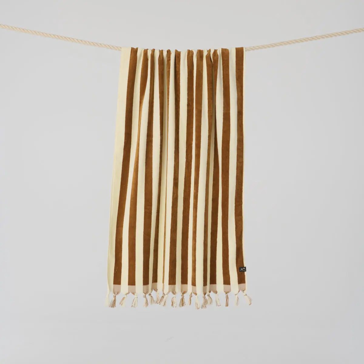 Cabana Fringe Premium Woven Towel - Brush