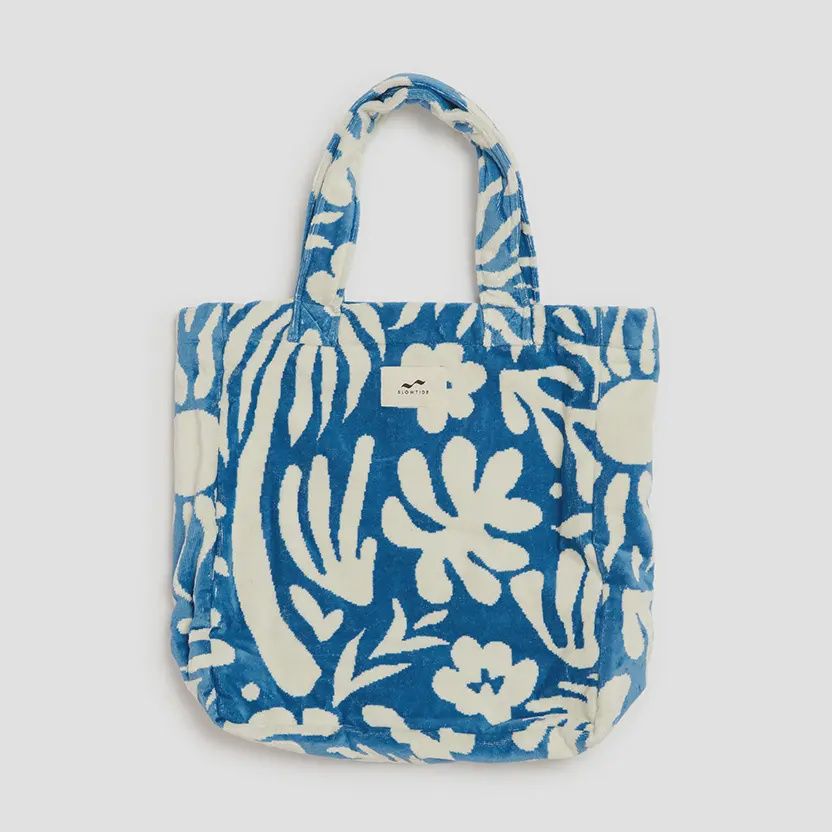 Sunny Terry Tote - Dusty Blue