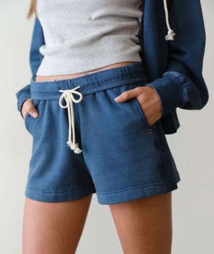 Cloud 9 Fleece Short, Color: Indigo, Size: Extra Small