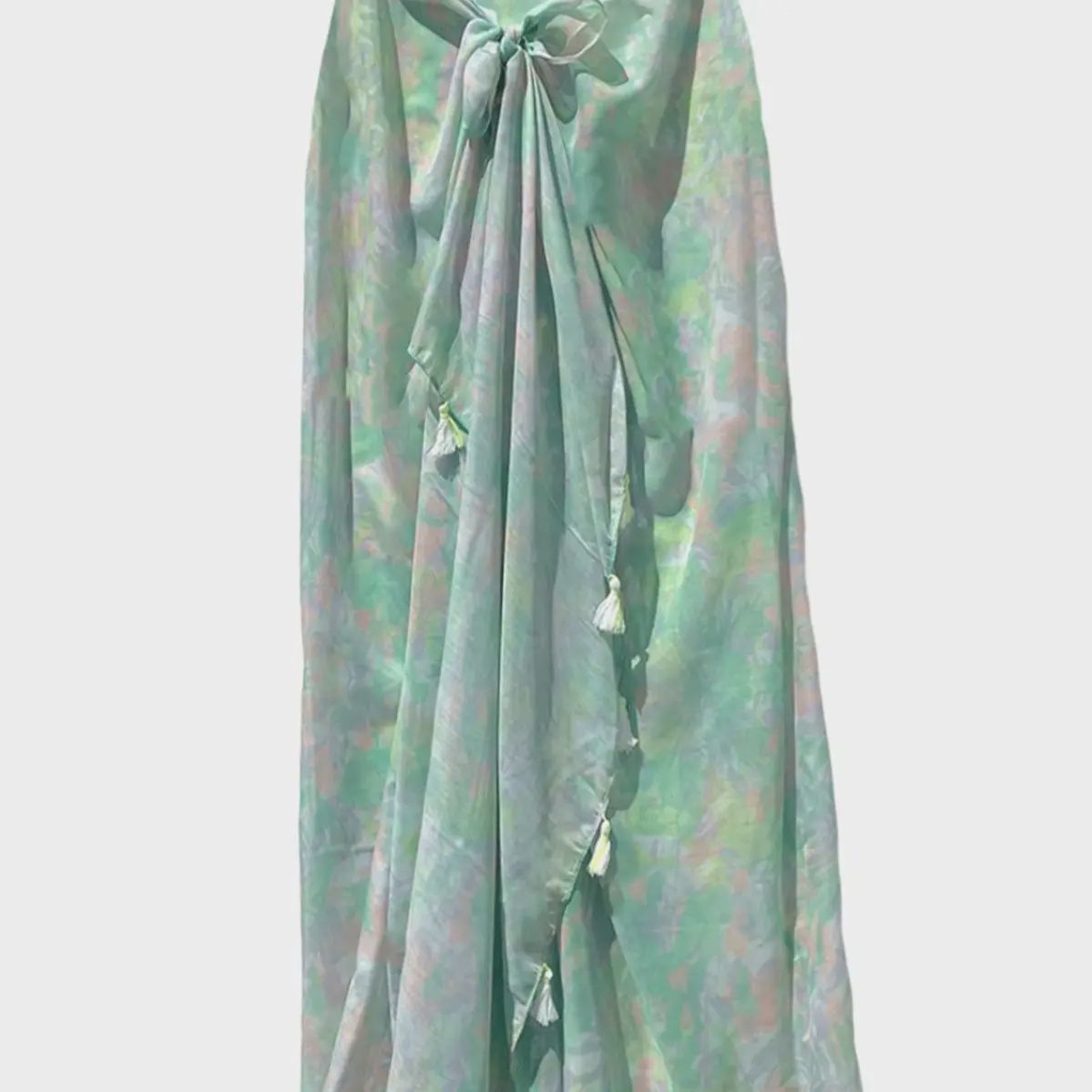 Fern &amp; Floral Print Scarf Wrap Sarong