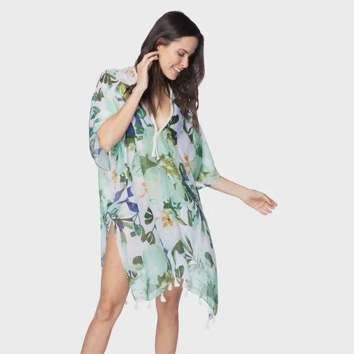 Gentle Garden Print Kaftan
