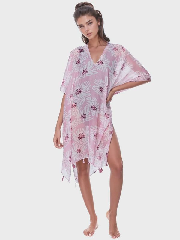 V-Neck Coverup Dress in Weekend in Paris