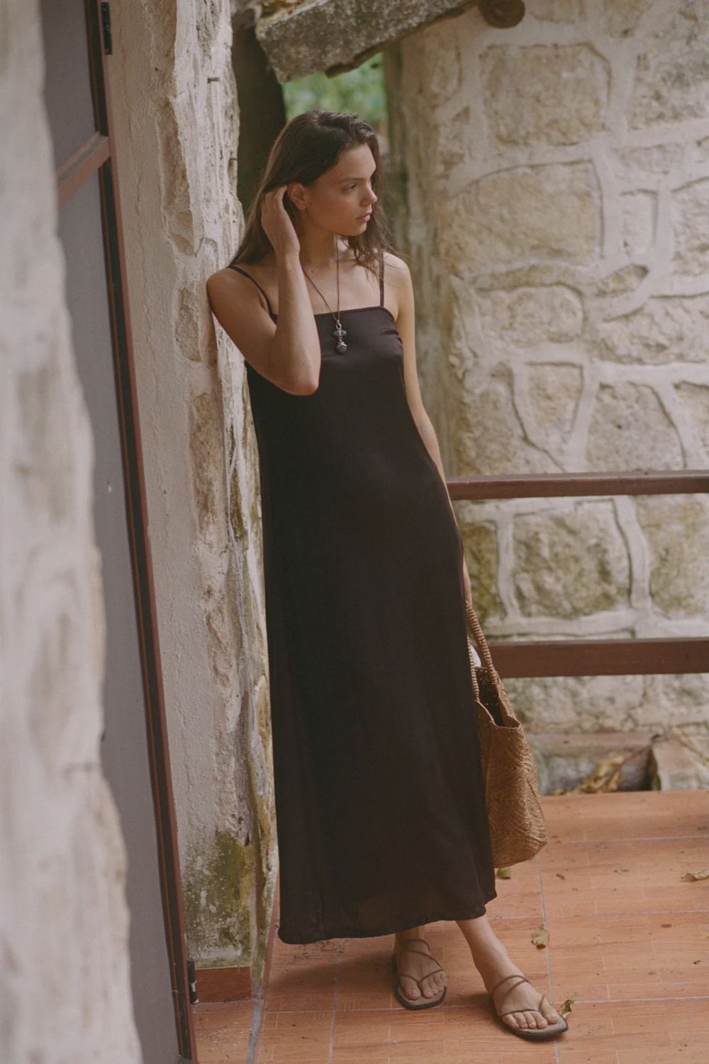 Rhea Dress, Color: Deep Earth, Size: XS