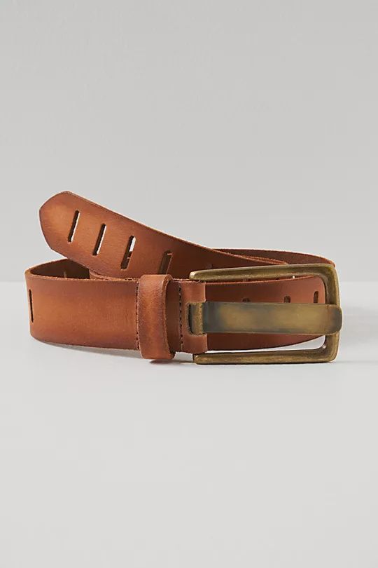 We The Free Nubuck Jona Belt, Color: Rustic Russet, Size: XS/S