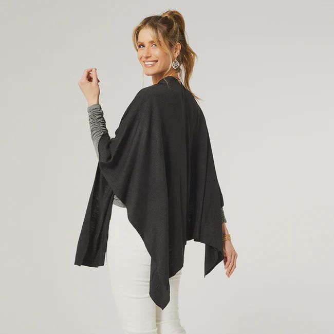 Kiara Lightweight Wrap, Color: Black