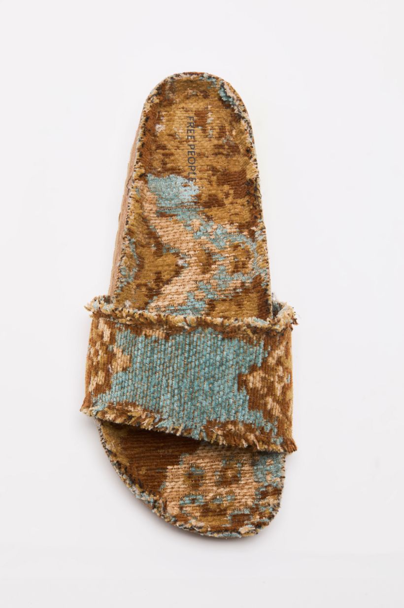 Woven Wonders Footbed Sandals, Color: Agua Fresca Combo, Size: 6