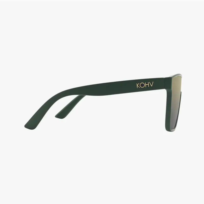 Birch Bronze Polarized Oversized Shield Fashion Sunglasses