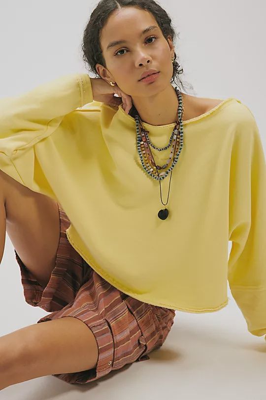 We The Free To The East Pullover, Color: Double Butter, Size: XS