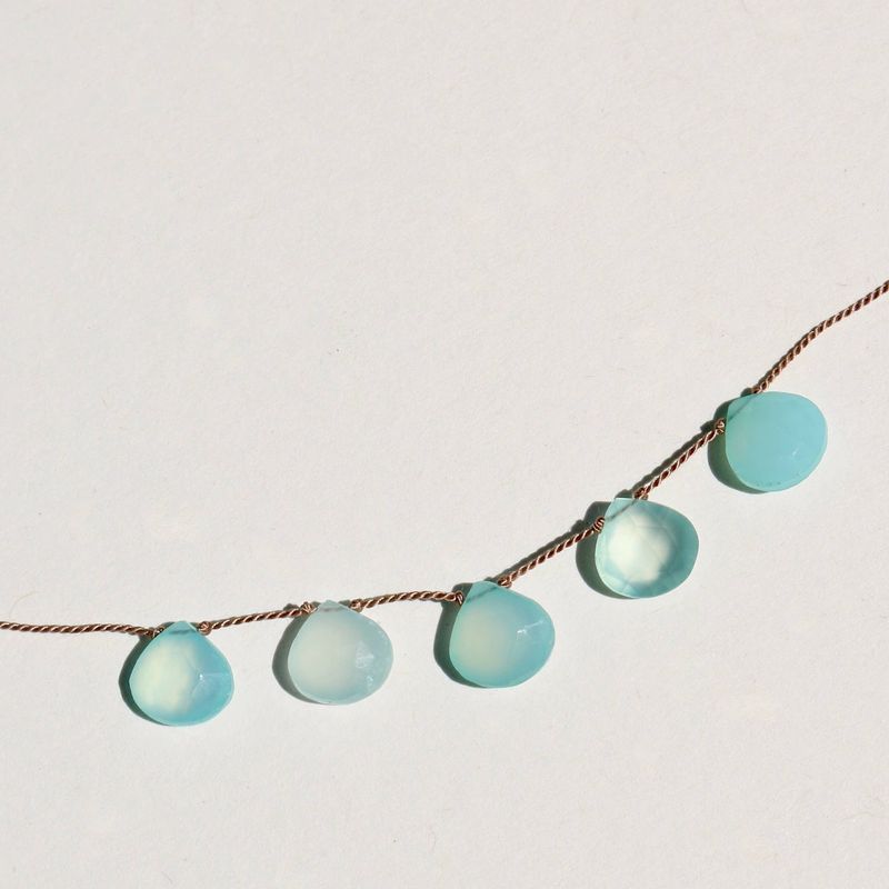 Necklace | Chalcedony Five Stones