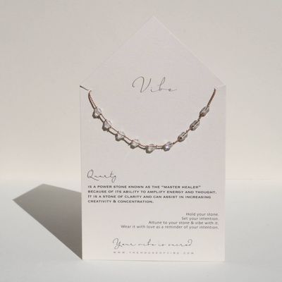 Necklace | Quartz Nine Stones