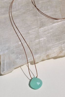 Necklace | Chalcedony Drop