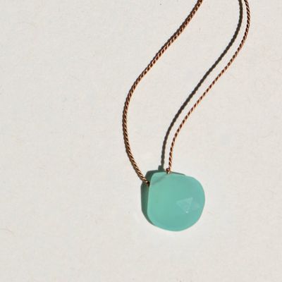 Necklace | Chalcedony Drop