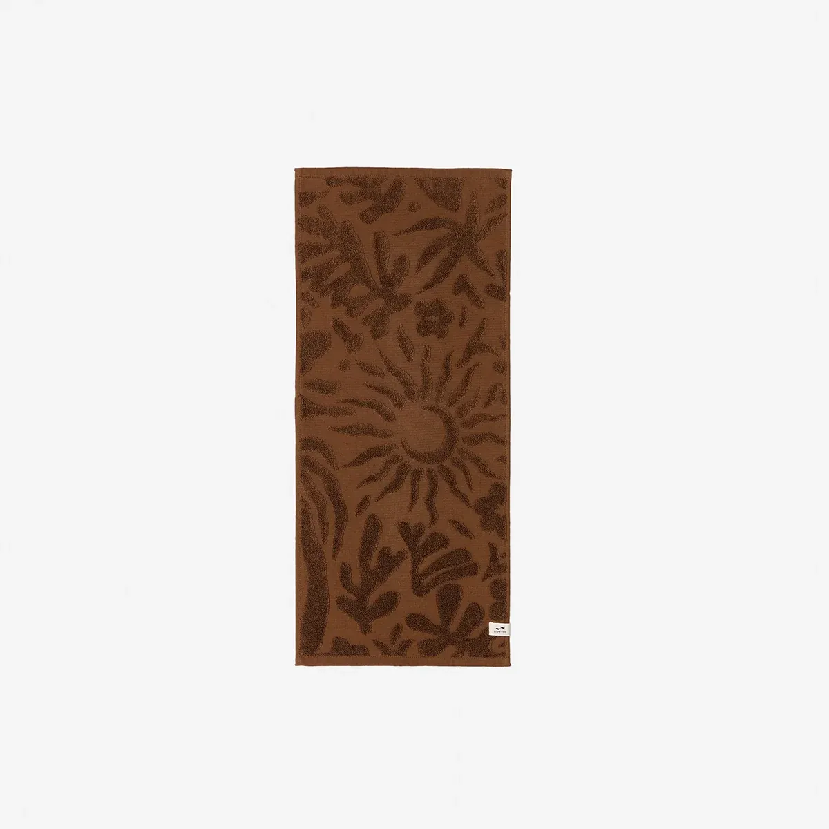 Sunny Sculpted Hand Towel, Color: Toast