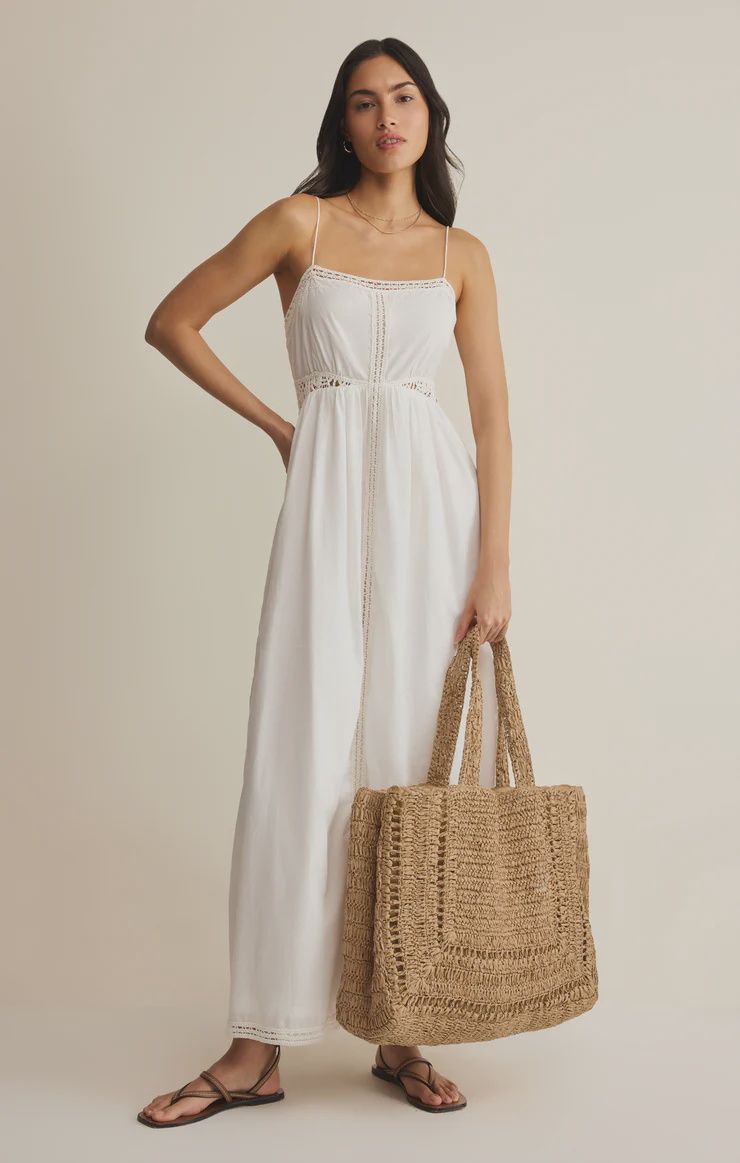Hideaway Raffia Tote