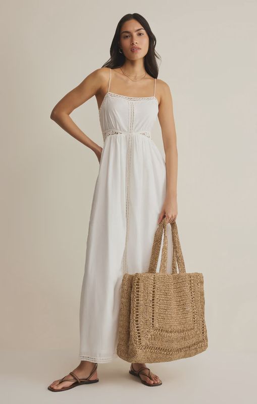 Hideaway Raffia Tote