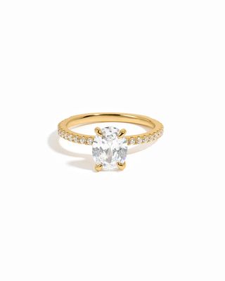 Oval Pave Band Ring