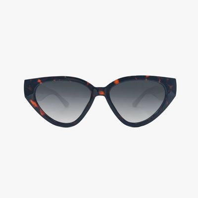 MOXIE ESPRESSO Polarized Women's Cat Eye Fashion Sunglasses