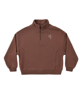 Half Zip Sweatshirt Mulberry