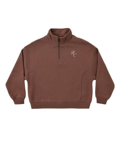 Half Zip Sweatshirt Mulberry, Size: 2-3Y
