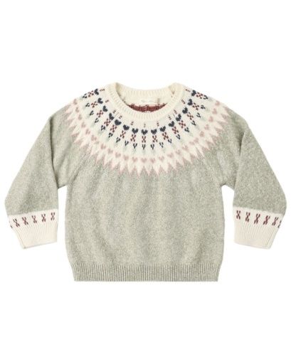 Fair Isle Sweater Sage