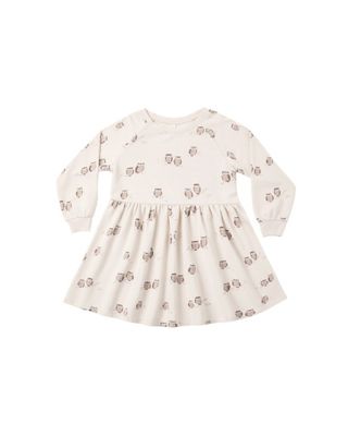 RAGLAN DRESS OWLS